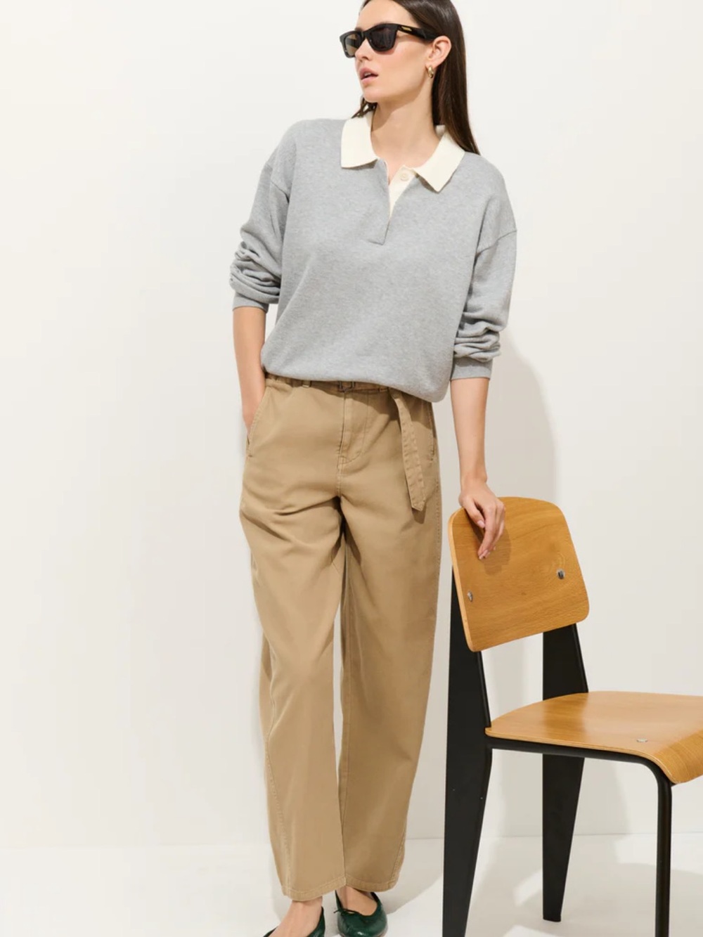 NWT (size XS) ALEX MILL Bond St Polo In Cotton Cashmere